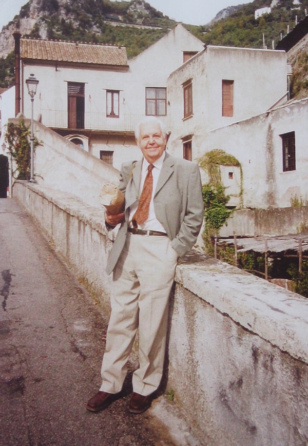 Alan Anderson in front of the Amatruda paper mill