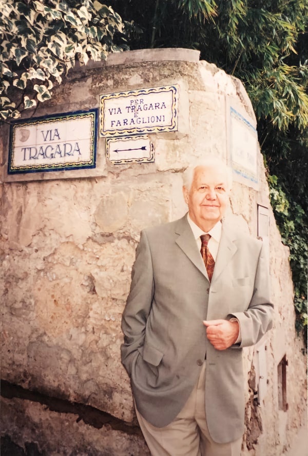 Alan Anderson in Capri, 2002